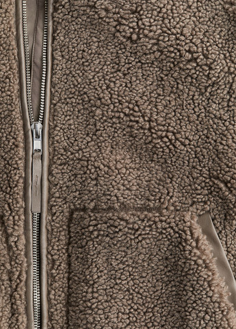 Темно-бежева демісезонна куртка H&M