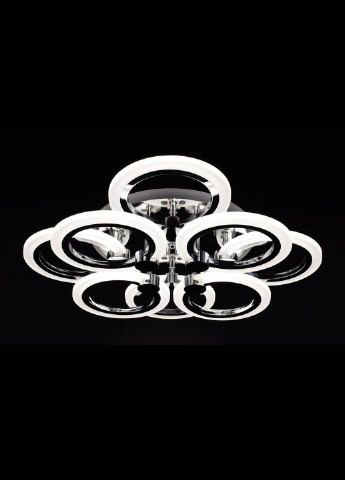 Люстра потолочная LED с пультом A2374/4+4S-RGB-ch Хром 11х45х54 см. Handmade (234538061)