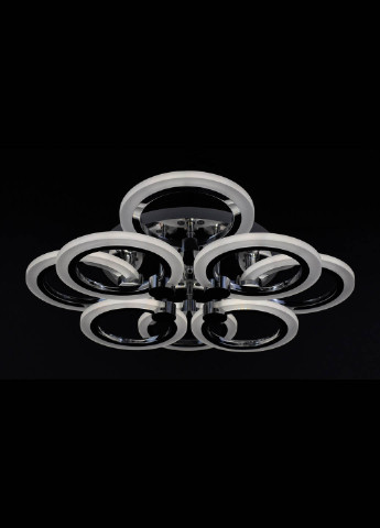 Люстра потолочная LED с пультом A2374/4+4S-RGB-ch Хром 11х45х54 см. Handmade (234538061)