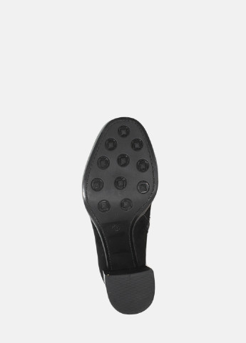 Осенние ботинки re2467-11 черный El passo из натуральной замши