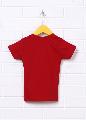 Красная летняя футболка с коротким рукавом Eren Bey