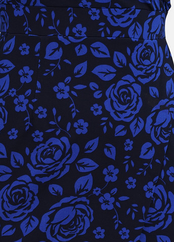 Темно-синее кэжуал платье футляр Rebecca Tatti розы