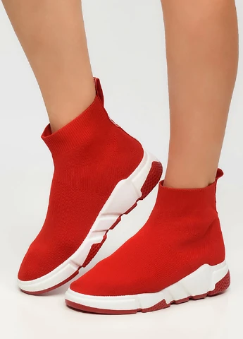Кроссовки Ideal Shoes красные демисезоны (140717332)