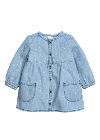 Синий демисезонный комплект (туника, леггинсы) H&M