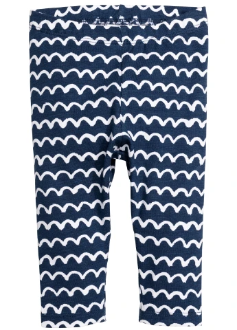 Синий демисезонный комплект (туника, леггинсы) H&M
