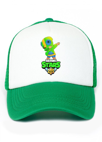 Кепка Тракер дитяча Зелений Леон Бравл Старс (Green Leon Brawl Stars) (33404-1705) MobiPrint (220769716)
