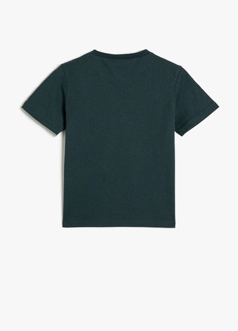 Темно-синя літня футболка KOTON