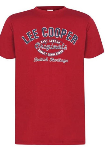 Коралловая футболка Lee Cooper
