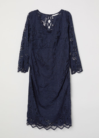Темно-синя кежуал плаття для вагітних H&M фактурна
