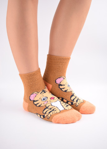 Новорічні шкарпетки з "травки" Корона B2555 абстрактні комбіновані повсякденні