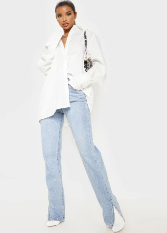 Біла блуза PrettyLittleThing