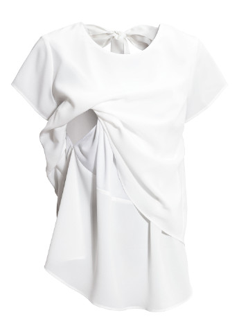 Біла літня блуза для беременных H&M