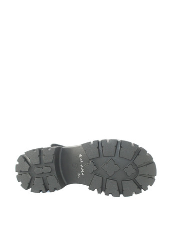 Черные босоножки No Brand с ремешком с логотипом