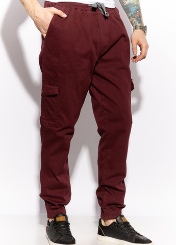 Бордовые кэжуал демисезонные прямые брюки Time of Style