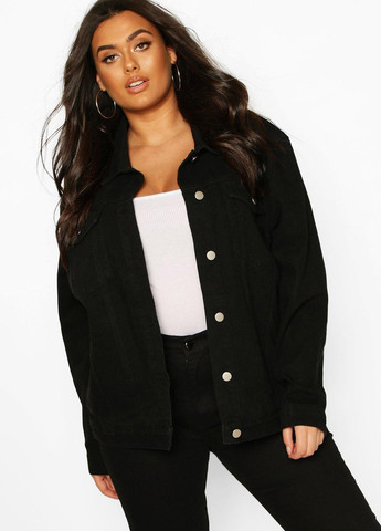 Черная демисезонная куртка Boohoo