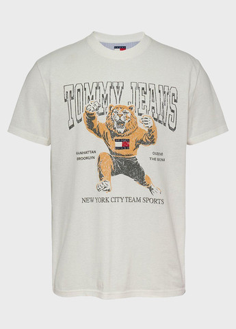 Молочна футболка Tommy Jeans