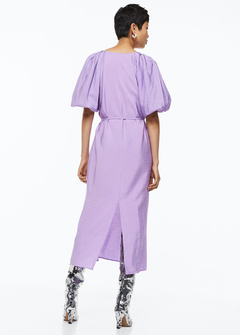 Бузкова кежуал сукня H&M однотонна
