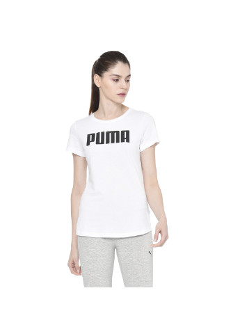 Белая всесезон футболка Puma ESS Tee