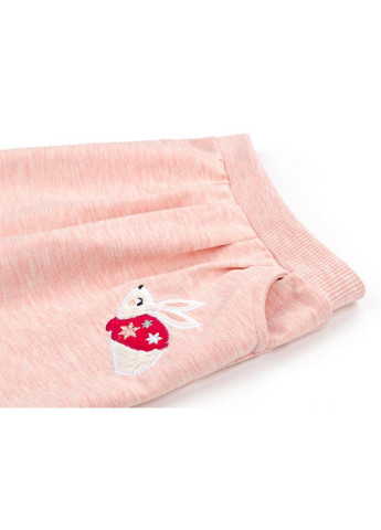 Комбинированный демисезонный костюм десткий с зайчиками (10214-98g-peach) Breeze