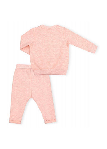 Комбинированный демисезонный костюм десткий с зайчиками (10214-98g-peach) Breeze