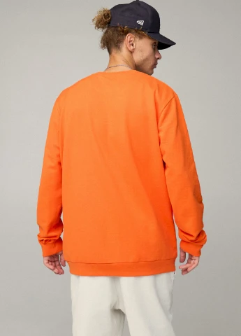 Оранжевый свитшот мужской oversize /no flis/ YAPPI (252259246)