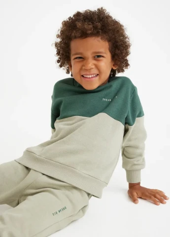 Комплект для хлопчика двойка 8515 134 см Бежевий, Зелений 62051 H&M (255713617)