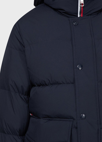 Синий зимний Пуховик Tommy Hilfiger