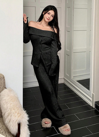 Костюм (лонгслив, брюки) SHEIN (323127418)