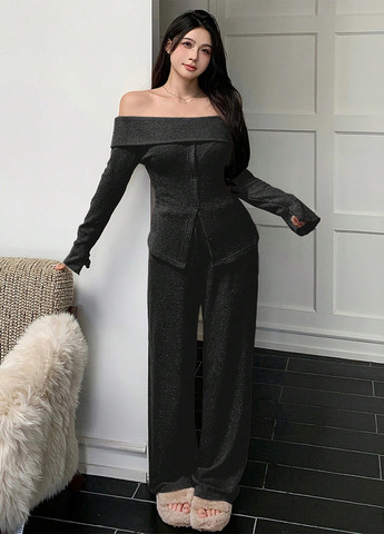 Костюм (лонгслив, брюки) SHEIN (323127418)