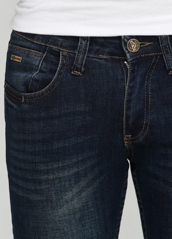 Темно-синие демисезонные прямые джинсы Revolt