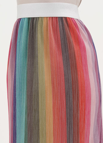 Разноцветная кэжуал в полоску юбка Joie Clair а-силуэта (трапеция)