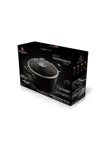 Каструля Black Professional Line BH-6122 2,5 л 20 см Berlinger Haus (253629084)