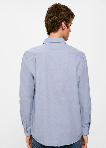 Голубой кэжуал рубашка с геометрическим узором Springfield