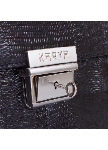 Мужской кожаный портфель 38х29х10 см Karya (253032105)