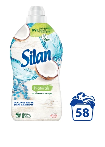 Ополаскиватель Аромат кокосовой воды и минералы, 1,45 л Silan (248407818)