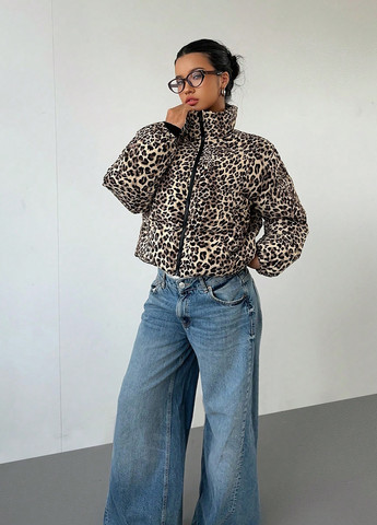 Пісочна демісезонна куртка SHEIN