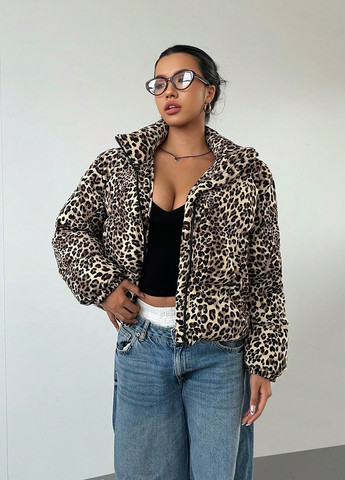 Пісочна демісезонна куртка SHEIN