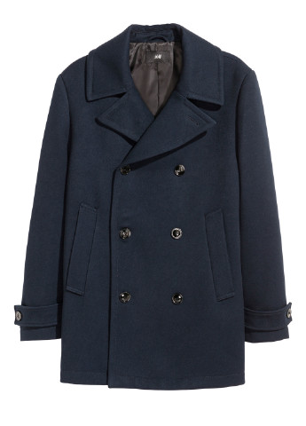 Темно-синее демисезонное Пальто H&M