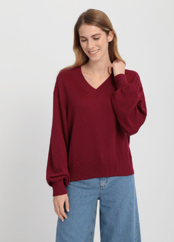 Вишневый демисезонный пуловер пуловер Promin