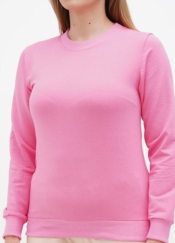 Розовый свитшот Shik однотонный без декора (295319905)