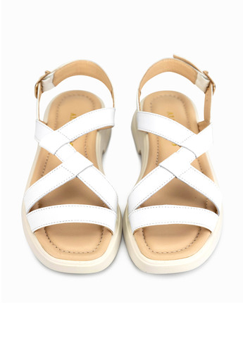 Белые босоножки Alromaro с ремешком