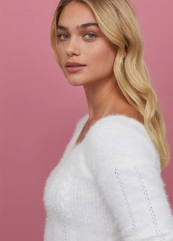 Білий демісезонний джемпер джемпер H&M
