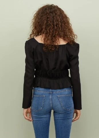 Чёрная блуза H&M