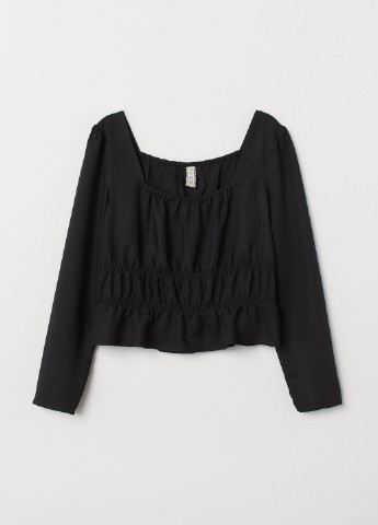 Чёрная блуза H&M