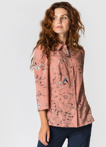 Розовая демисезонная блуза Vovk