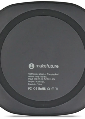 Зарядний пристрій PowerPad (10W) Black (MQI-P101BK) MakeFuture (216637175)