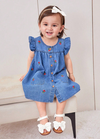 Синее платье SHEIN (365220670)