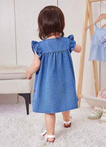 Синее платье SHEIN (365220670)