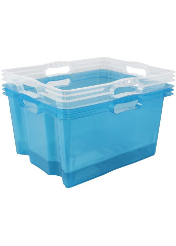Ящик для хранения Franz 24 л прозрачный синий (Кее-0274.2) Keeeper (217310210)