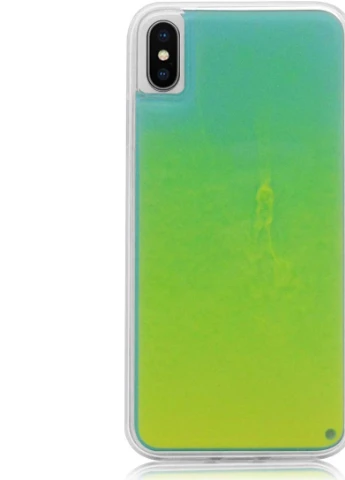 Неоновий чохол Neon Sand glow in the dark для Apple iPhone XS Max (6.5 ') Зелений (is_00000033304_2) Epik (229724577)